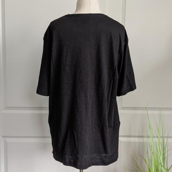 Love Moschino Top Oversize Side Zip Elbow Length Neon Toggle Pulls Black M NWT - Picture 9 of 14